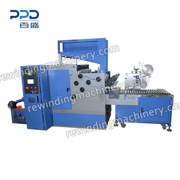 Fully Auto Food Paper Rewinding Machine With Labeling Application