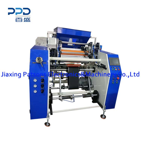 High Speed Fully Auto 4 Shaft Stretch Film Rewinder