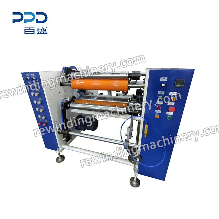 2 Shaft Plastic Film Slitter Rewinder