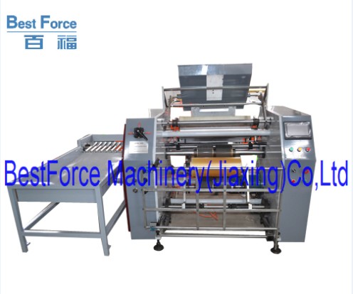 Automatic cling wrap film rewinder machine