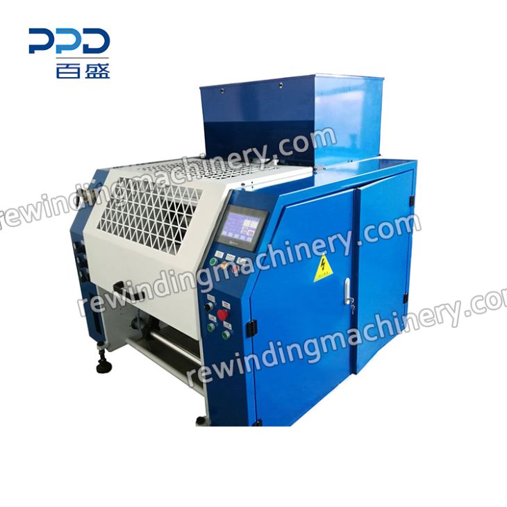 Awtomatikong food stretch wrap film rewinder machine