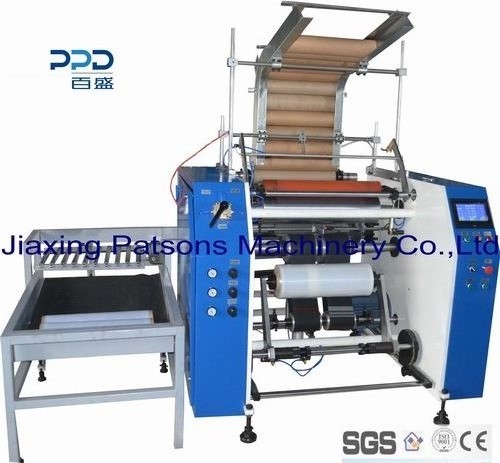 Automatic stretch film 15kg roll rewinder