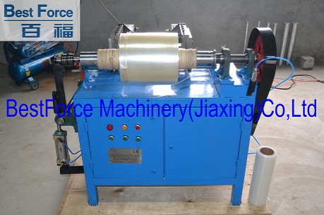 Cling film edge cutting machine