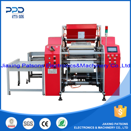 High Speed 18kg Fully Automatic Stretch Film Roll Rewinder Machine