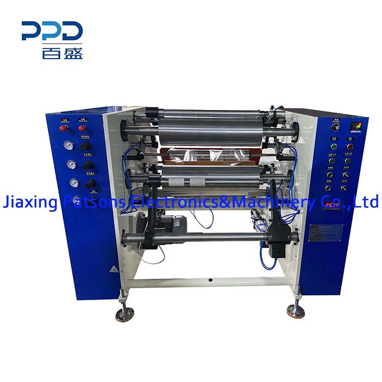 Slitter Rewinder Film Peregangan PE 2 Poros Model Baru