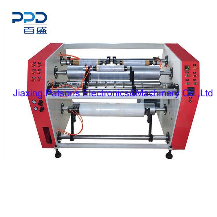 PE Stretch Film Slitter Rewinder For Large Web