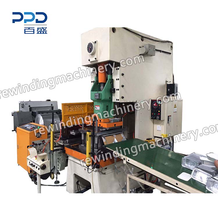 Semi Auto Kitchen Foil Tray Production Machine