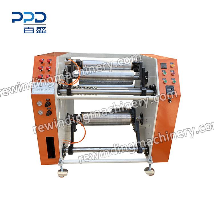 Semi Auto Stretch Film Cling Film Slitter Rewinder