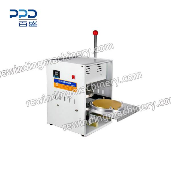 Aluminium foil tray sealing machine