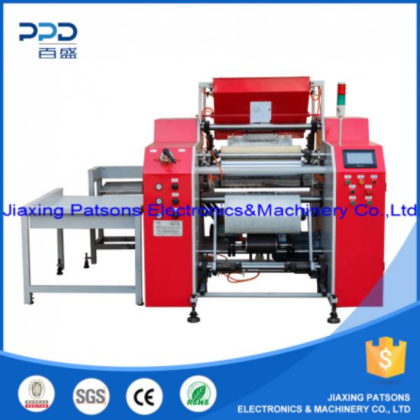 High Speed ​​18kg na Ganap na Awtomatikong Stretch Film Roll Rewinder Machine