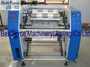 LDPE stretch film slitting machine