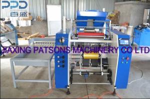 Rewinding machine for pvc cling film consumer roll