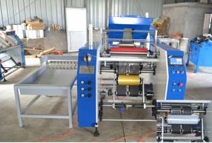 Stretch film at cling film rewinder machine